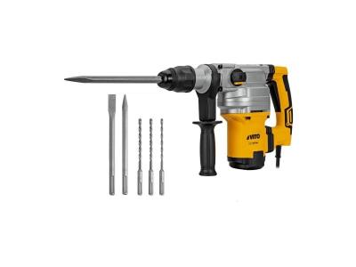 Marteau perforateur burineur 1050W SDS MAX 9 joules Burins et Forets inclus Mallette VITO 
