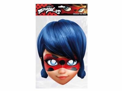 Masque Carton Ladybug&trade; Miraculous&trade; - Bleu - Taille Unique