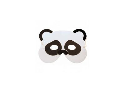 Masque Enfant Panda - Blanc / noir - Taille Unique