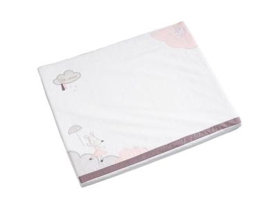 Sauthon Baby D&eacute;co-Matelas &agrave; langer Lilibelle (68 x 84 cm) - Rose