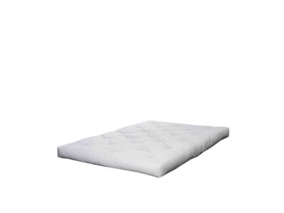 Karup Design Matelas futon ecru 18 cm double coeur en latex 160x200