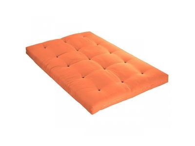 Matelas Futon Coton Couleur Goyave 15 x 140 x 190 cm