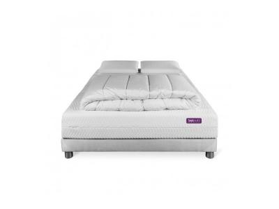 Matelas + sommier 140x200 + couette + 2 oreillers Pack Memo bio 140x200 cm