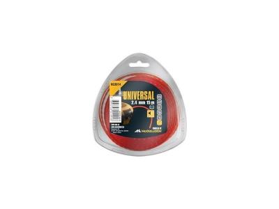 Fil Nylon Rond De D&eacute;broussailleuse Nlo014 2,4mm X 15 M Anti-bruit