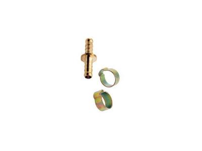 Mecafer 156031 Jonction double tuyau 8 x 13 + Colliers