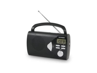 Metronic - Radio portable - satin noir 
