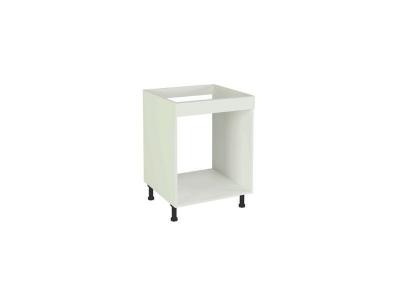 Meuble bas de cuisine pour four coloris blanc - Hauteur 85 x Longueur 60 x profondeur 58 cm --
