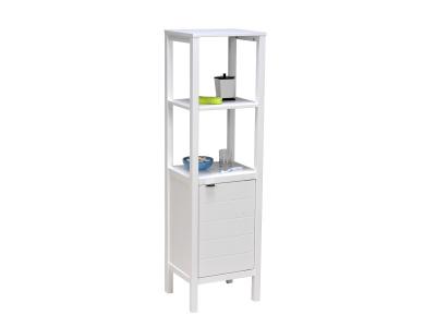 Meuble de rangement TRIBU 1 porte - 3 tablettes / Blanc
