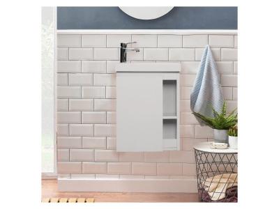 Meuble lave-mains, Hampton l.40 x H.48 x P.22.5 cm, blanc, Hampton