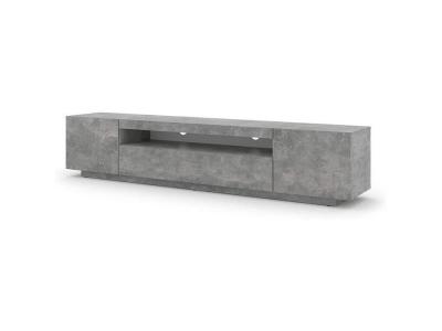 Meuble tv aura 200 cm b&eacute;ton - b&eacute;ton