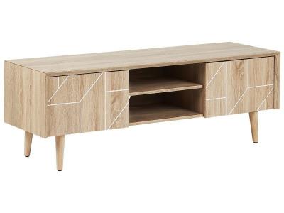 Beliani - Meuble TV bois sonoma FRANKLIN