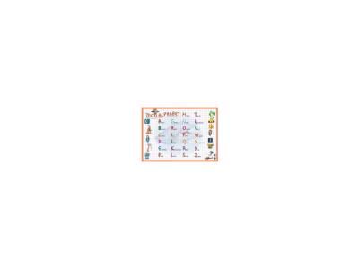 Permanent Mixte Sous Main Set Alphabet Table Educa