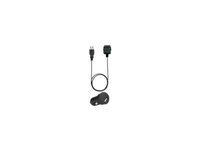 BBC Mini Chargeur allume - cigare  1A + c&acirc;ble data IP - Noir