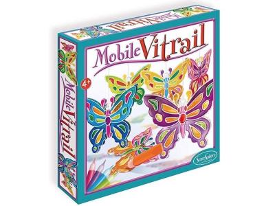 Mobile vitrail papillons sentosphere 243