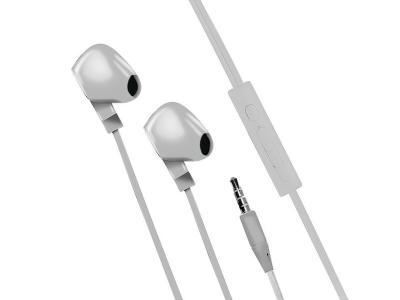 Ecouteurs intra auriculaire avec micro 1,2 m - gris - 493162 MOOOV 