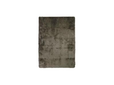 Tapis lavable &agrave; base fine et souple extra doux taupe 190x290