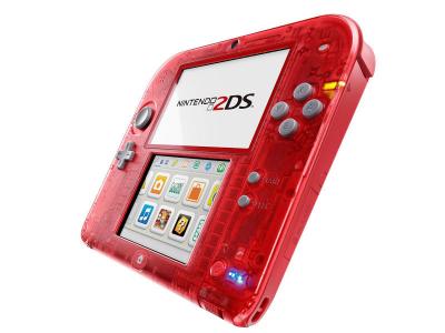 Console Nintendo 2DS - transparente rouge
