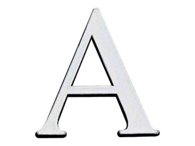 Chiffre ""4"" Adh&eacute;sif Plastique Relief Coloris Or