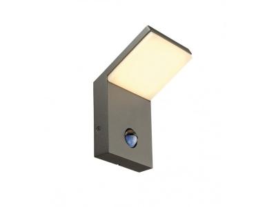 Ordi, applique led, anthracite, 3000k, 9w, avec d&eacute;tecteur de mouvement