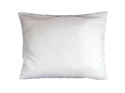 Oreiller uni confort en polyester - Blanc - 50 x 70 cm