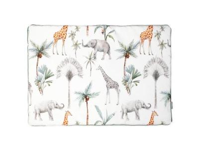 Sevira Kids - Oreiller Plat r&eacute;versible en Coton, Safari Made in France