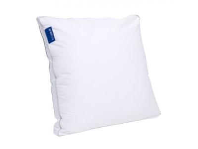 Bleu C&acirc;lin Oreiller Ultra Moelleux - Enveloppe Coton Percale - 65x65cm
