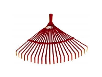Outifrance - balai &agrave; gazon et feuilles 44 cm (avec fils plats) 8953953