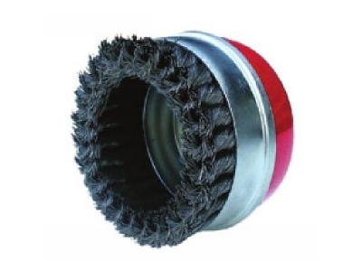 Brosse M&eacute;tallique Rotative &Oslash; 80 Mm &Agrave; Fils Ondul&eacute;s