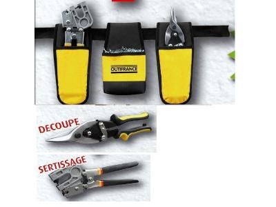 Outifrance &ndash; Ceinture de plaquiste PRO + 2 outils
