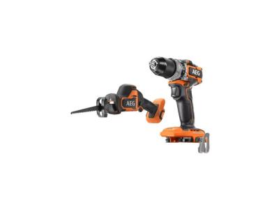 Pack AEG Perceuse &agrave; percussion - Scie sabre - 18 V - Subcompact - Brushless