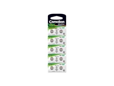 Lot de 10 Paquets de 10 piles bouton alcalines AG 1 / LR60 - 1,5 Volt