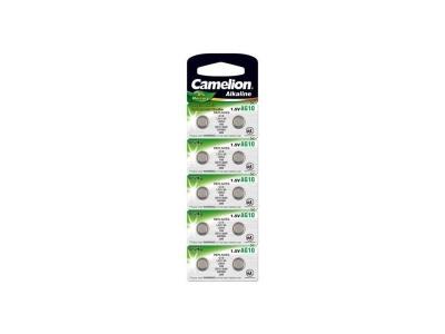 Camelion 50 Piles AG10 / LR54 / LR1130 / 189 Camelion Alcaline 1,5V