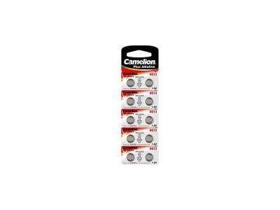 Camelion - lot de 10 piles bouton alkaline AG13 LR44 A76 357 S44W 157
