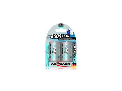 Ansmann 1x2 Maxe Nimh Rechargeable Mono D 8500mah Batteries Gris