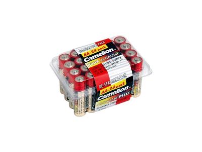 Plus une pile alcaline Mignon (AA) - 24 pi&egrave;ces 