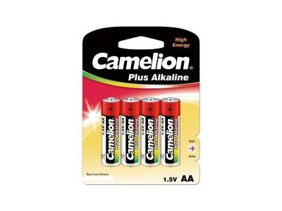 Camelion Plus LR06 Blister de 4 Piles Alcalines AA Rouge