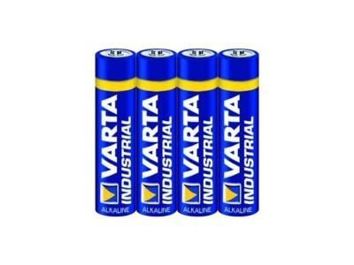 Pack de 4 piles industrielles varta lr03 micro aaa 04003211304