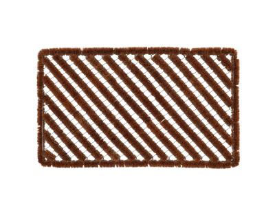 Paillasson spirale en fibres de coco 75 x 45 cm