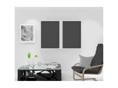 Paire de brise bise 70x90 cm dolly anthracite - Anthracite