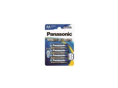 Pack de 4 piles Panasonic Evolta LR06 AA 1.5 V 