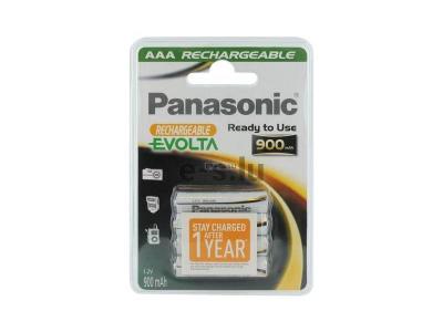 Panasonic 4 Piles Rechargeables AAA / HR03 900mAh Panasonic