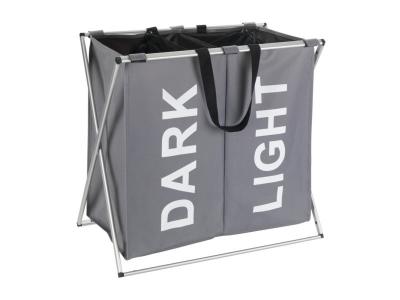 Wenko 3440032100 duo collecteur de linge gris 59 x 57 x 38 cm