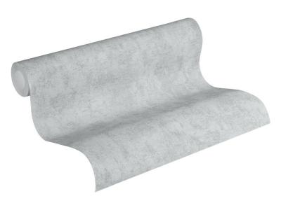 Papier peint effet b&eacute;ton - 53 cm x 10,05 m de a.s. Cr&eacute;ation - gris