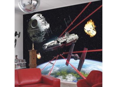 Papier peint panoramique Faucon Millenium Star Wars 368 x 254 cm Komar
