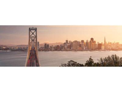 Photo Murale Panoramique Intiss&eacute;, 368cm x 124cm, California Dreaming