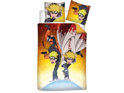 AyMax NARUTO - Minato & Naruto -Parure de lit 140x200cm - '100% micro