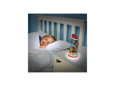 Veilleuse et lampe torche - Pat Patrouille - 12 cm - Rouge