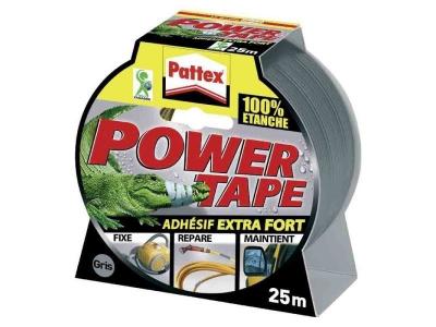Ruban adh&eacute;sif extra fort Power Tape gris, 25M