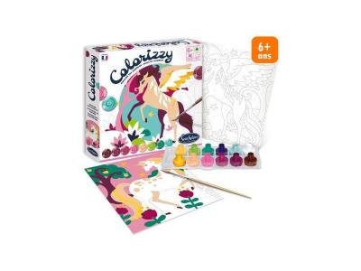Peinture par num&eacute;ros sentosph&egrave;re colorizzy licornes 4507