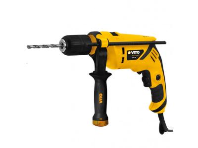 Perceuse &agrave; percussion 600W mandrin 13mm Autoserrant Poign&eacute;e SOFT GRIP S&eacute;lecteur de vitesse VITO